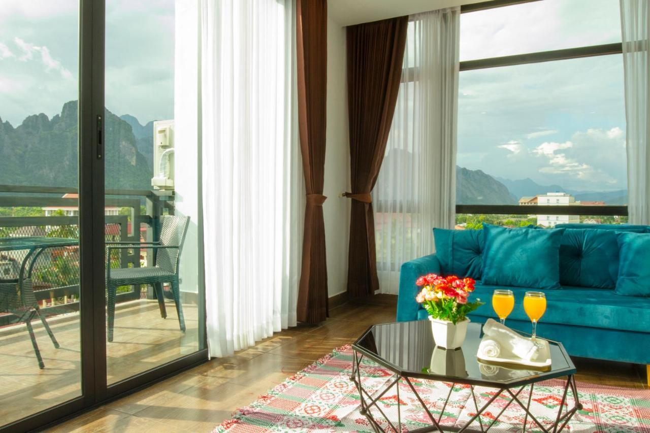 Vang Vieng Topview Hotel Exteriér fotografie