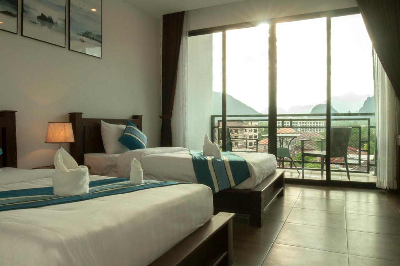 Vang Vieng Topview Hotel Exteriér fotografie